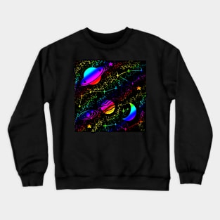 Colorful space Crewneck Sweatshirt